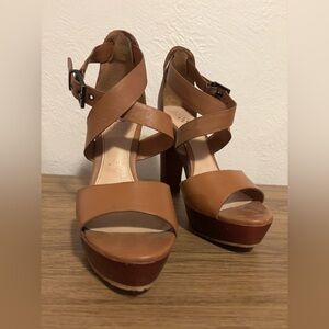Vince Camuto Camel-colored Heels (worn twice)